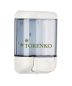 Preview: Seifenspender 1000ml weiss / transparent